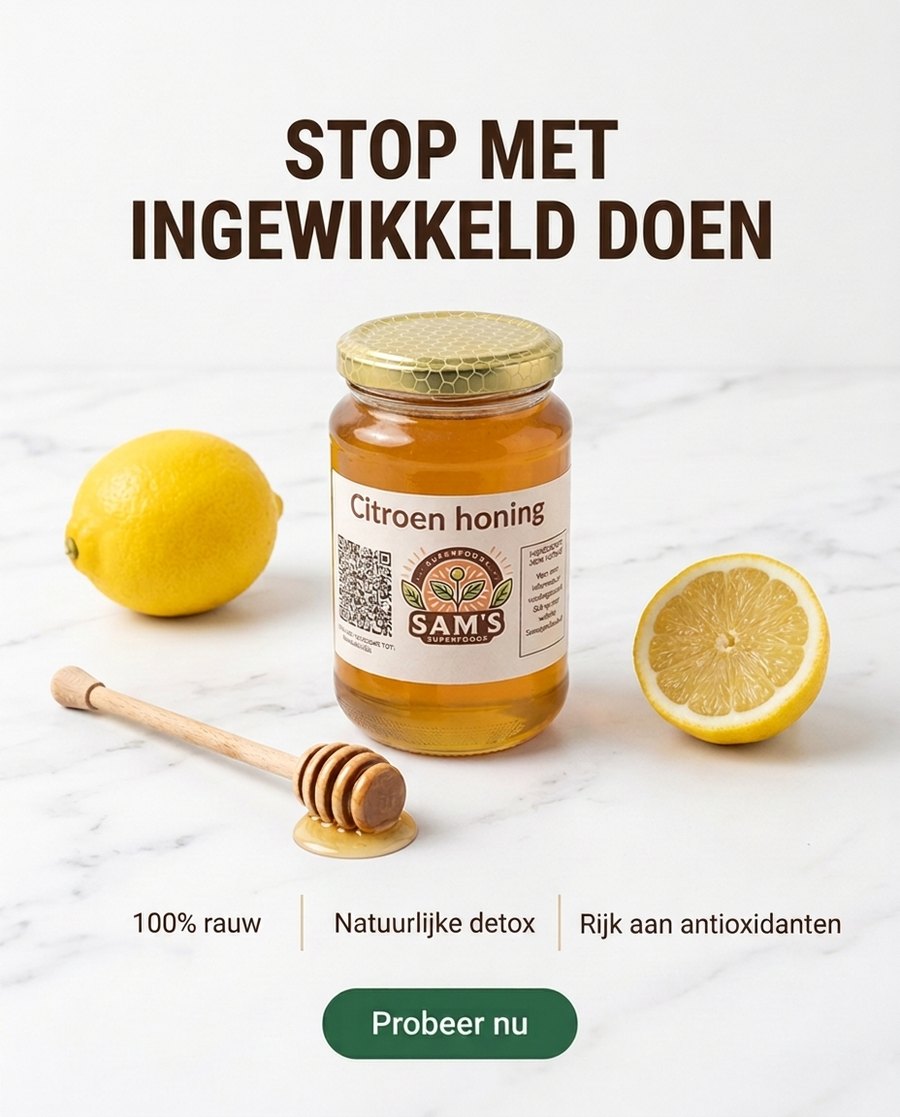 Meta-advertentie die we voor SAM'S Superfoods maakten