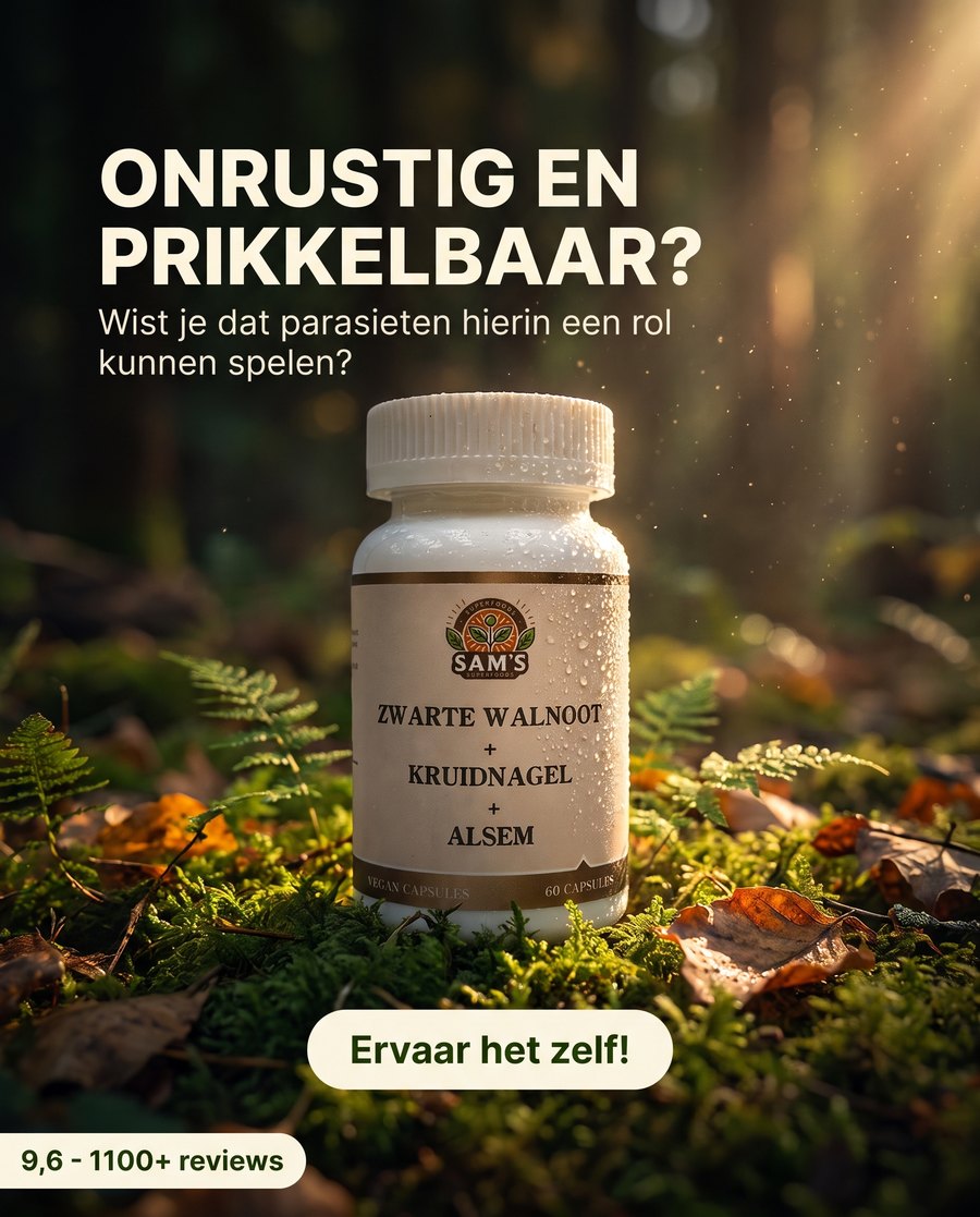 Meta-advertentie die we voor SAM'S Superfoods maakten